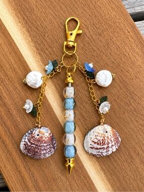 Ocean Whisper Charm Keychain